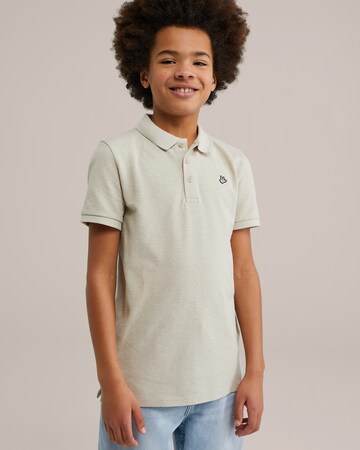 T-Shirt WE Fashion en beige : devant
