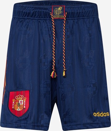 ADIDAS PERFORMANCE Loosefit Sportbroek 'Spanien 1996' in Blauw: voorkant