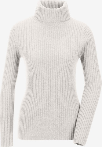 MADELEINE Kaschmirpullover in Weiß: Vorderseite