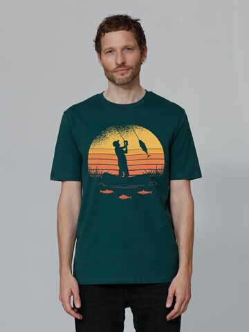 Watapparel Shirt ' Angler ' in Green: front