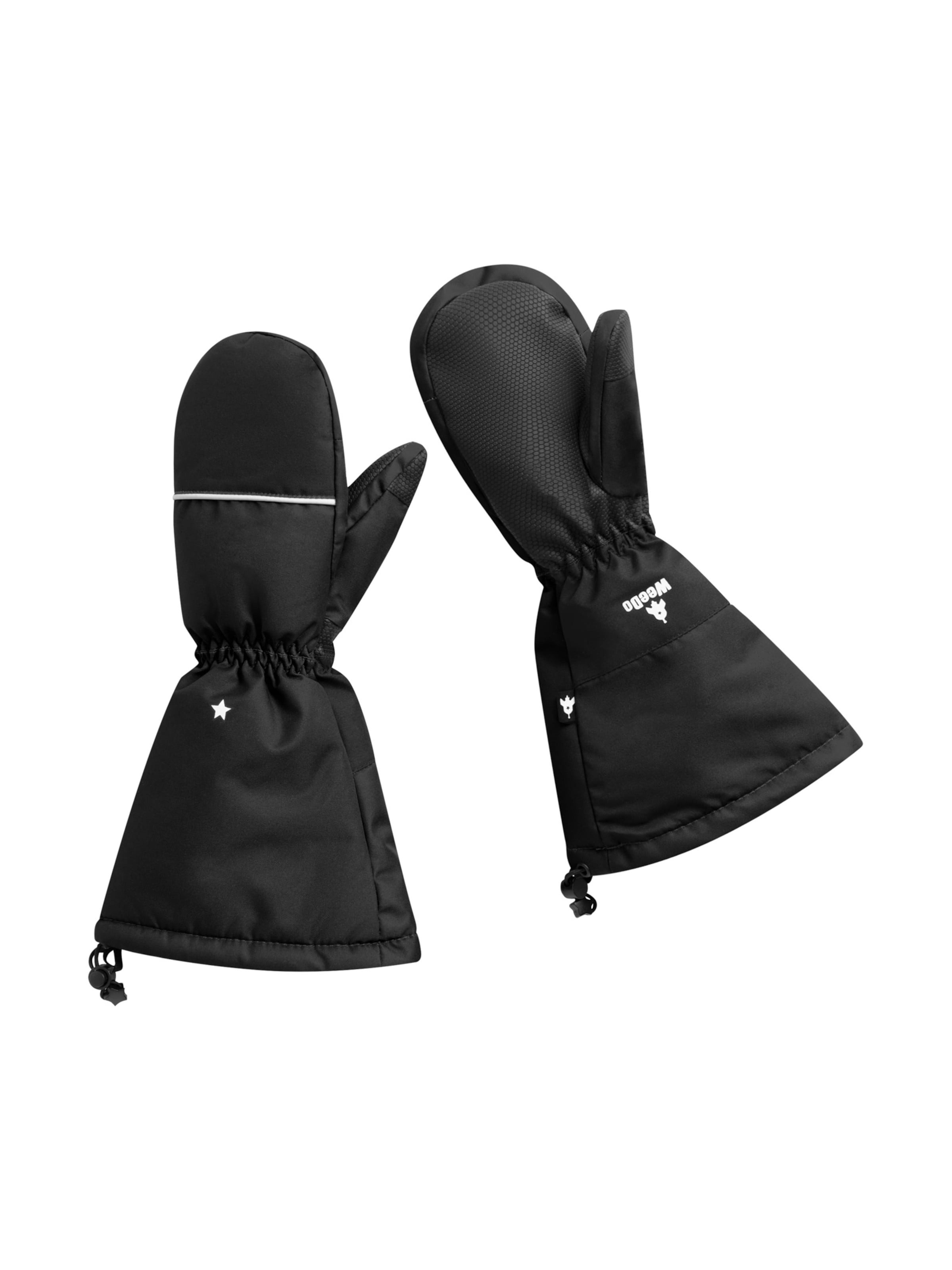 WeeDo Sportshandsker 'UNIVERS BLACK' i sort: forside