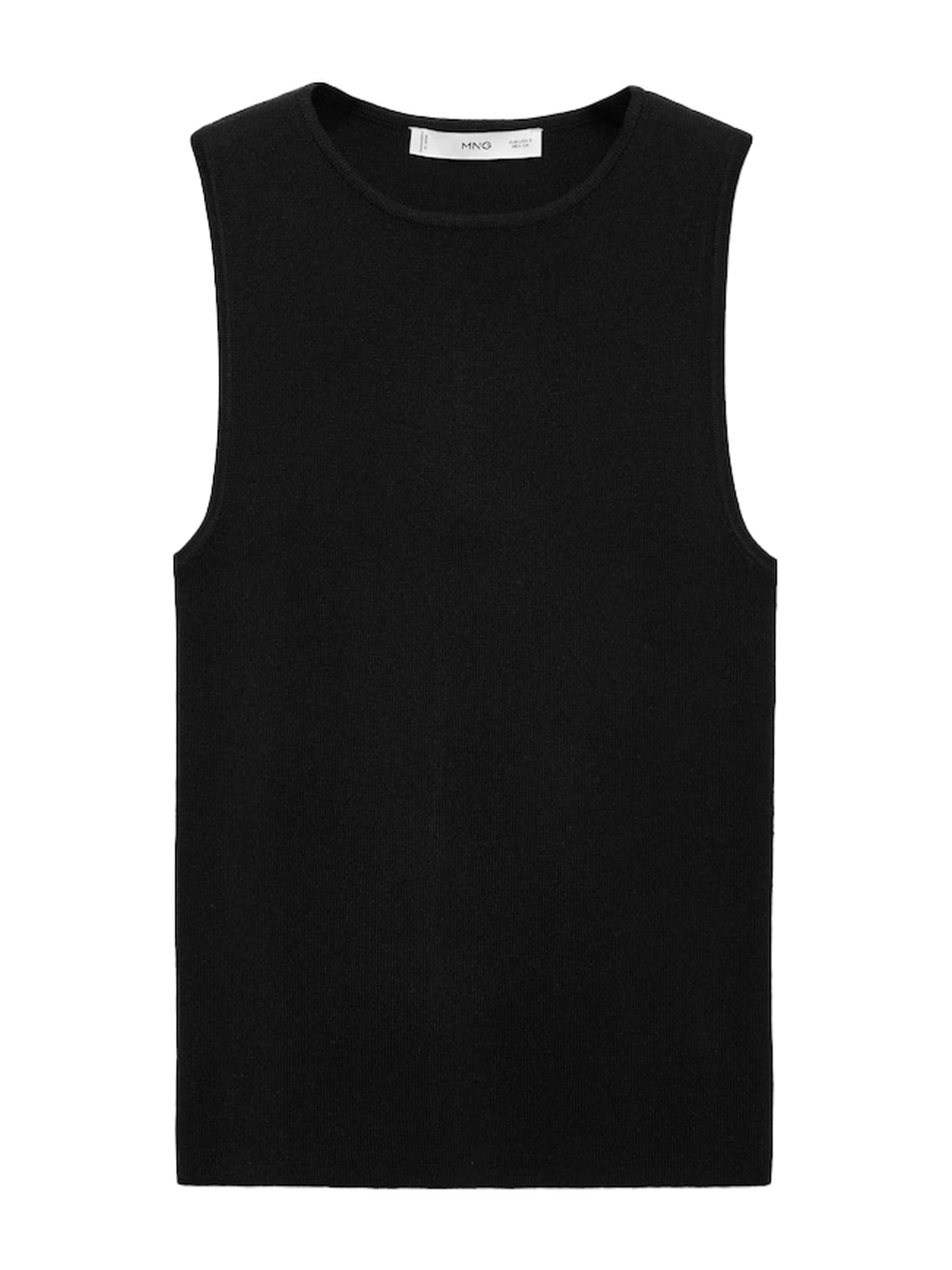 MANGO Top 'HERNAN' in Schwarz: Vorderseite