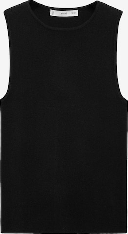 MANGO Knitted Top 'HERNAN' in Black: front
