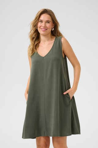Love Copenhagen Kleid 'Kamri' in Grün: Vorderseite