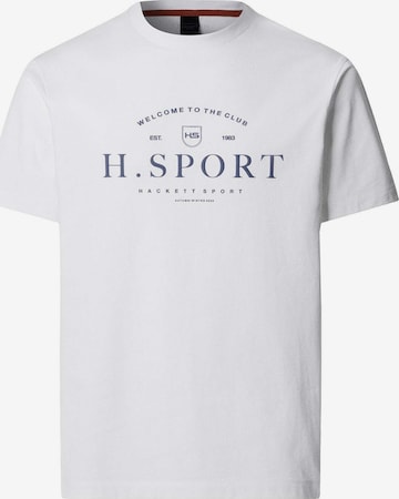 Maglietta di Hackett London in bianco: frontale