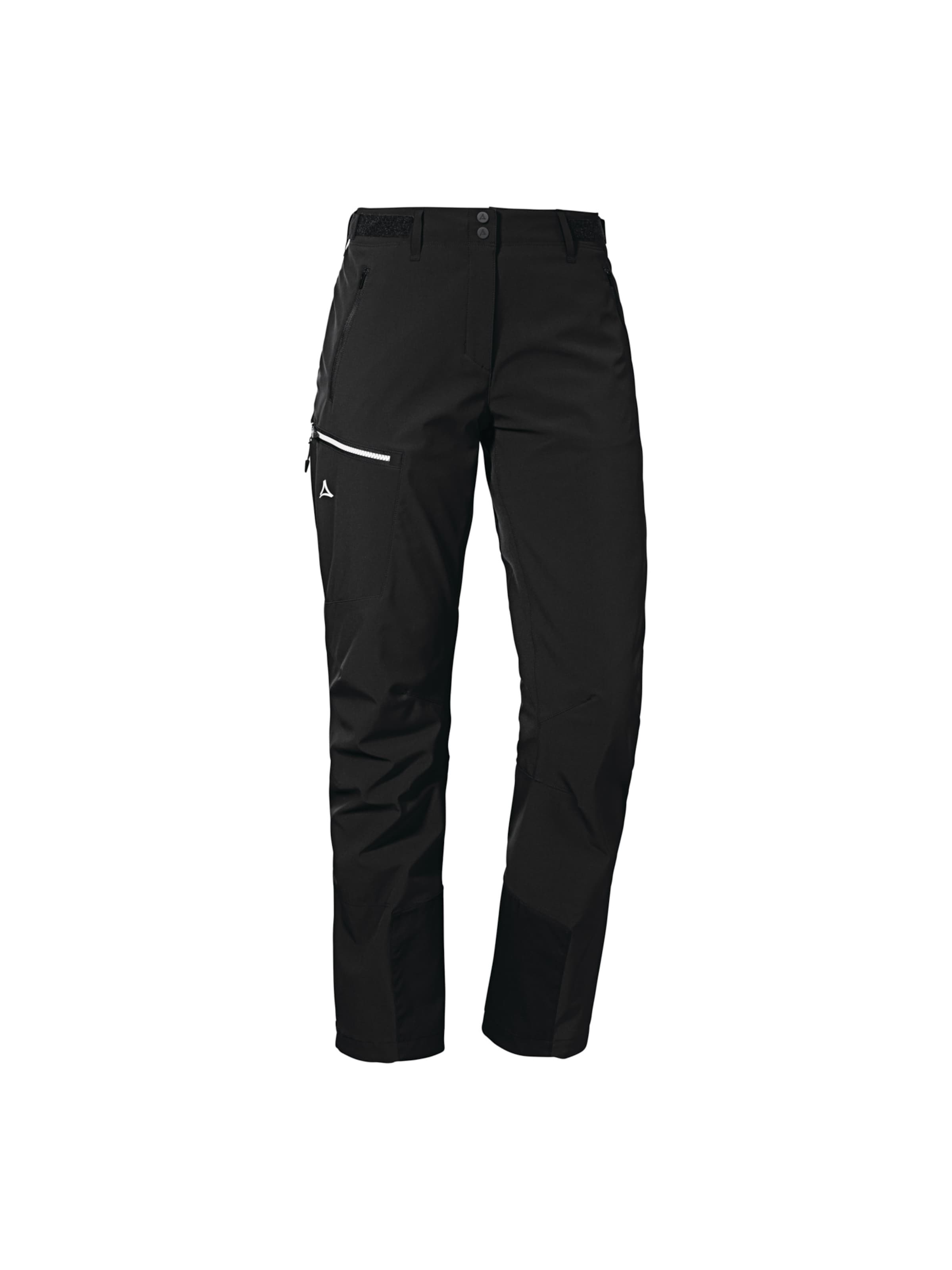 Regular Pantalon outdoor 'Matrei' Schöffel en noir : devant