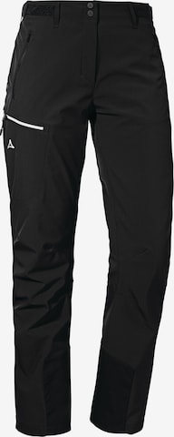 Regular Pantalon outdoor 'Matrei' Schöffel en noir : devant