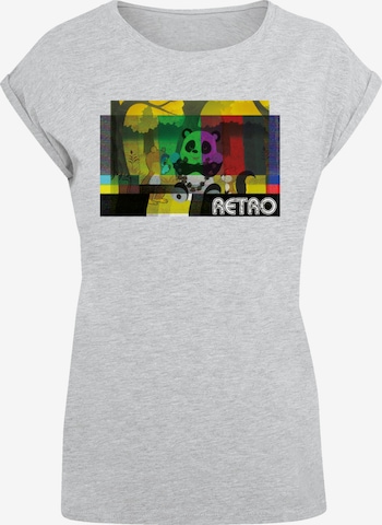 F4NT4STIC Shirt 'Tao Tao Cassette' in Grey: front