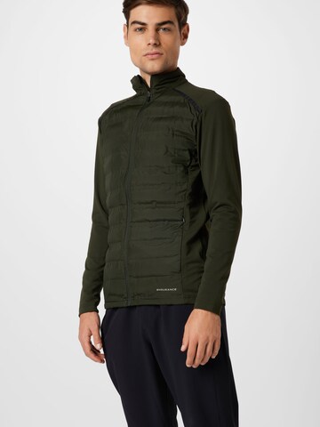 ENDURANCE Athletic Jacket 'Midan' in Green: front