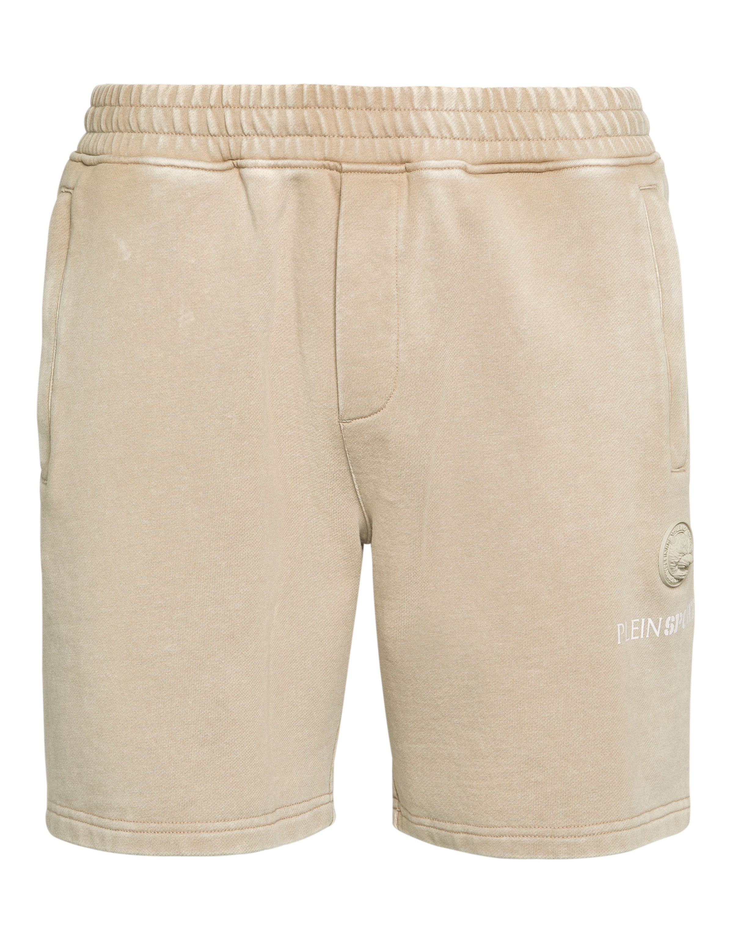 Plein Sport Regular Broek in Beige: voorkant