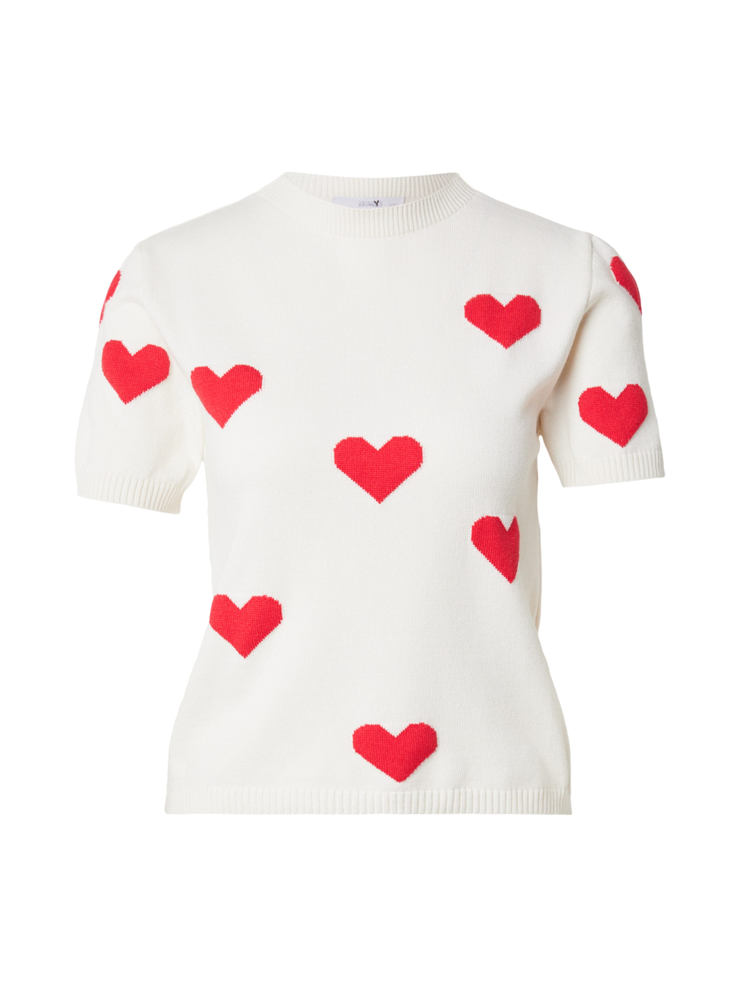 Hailys Pullover 'Ca44ty' in Weiß: Vorderseite