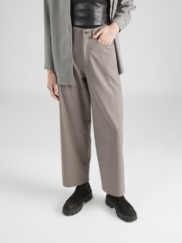 WEEKDAY Loose fit Pants 'Juun' in Grey: front