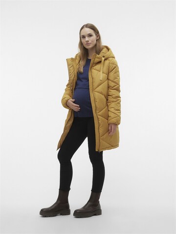 MAMALICIOUS Winter Jacket in Yellow