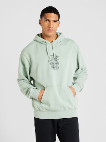 VANS Sweatshirt 'CRASH' in Green: front