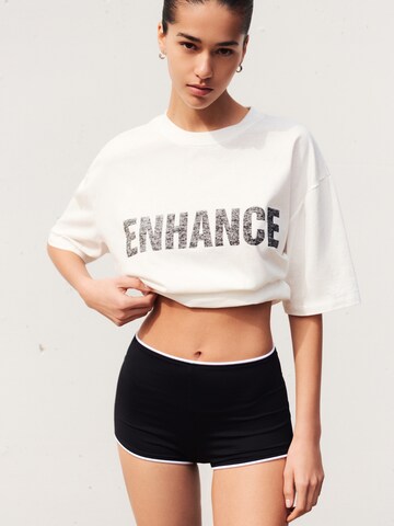 Pull&Bear Shirt in Wit