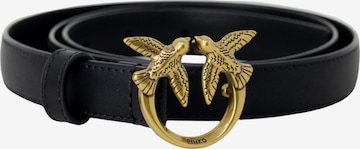 Cintura 'LOVE BERRY' di PINKO in nero: frontale