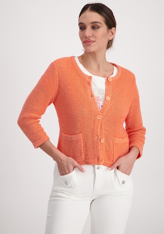 monari Knit Cardigan in Orange: front