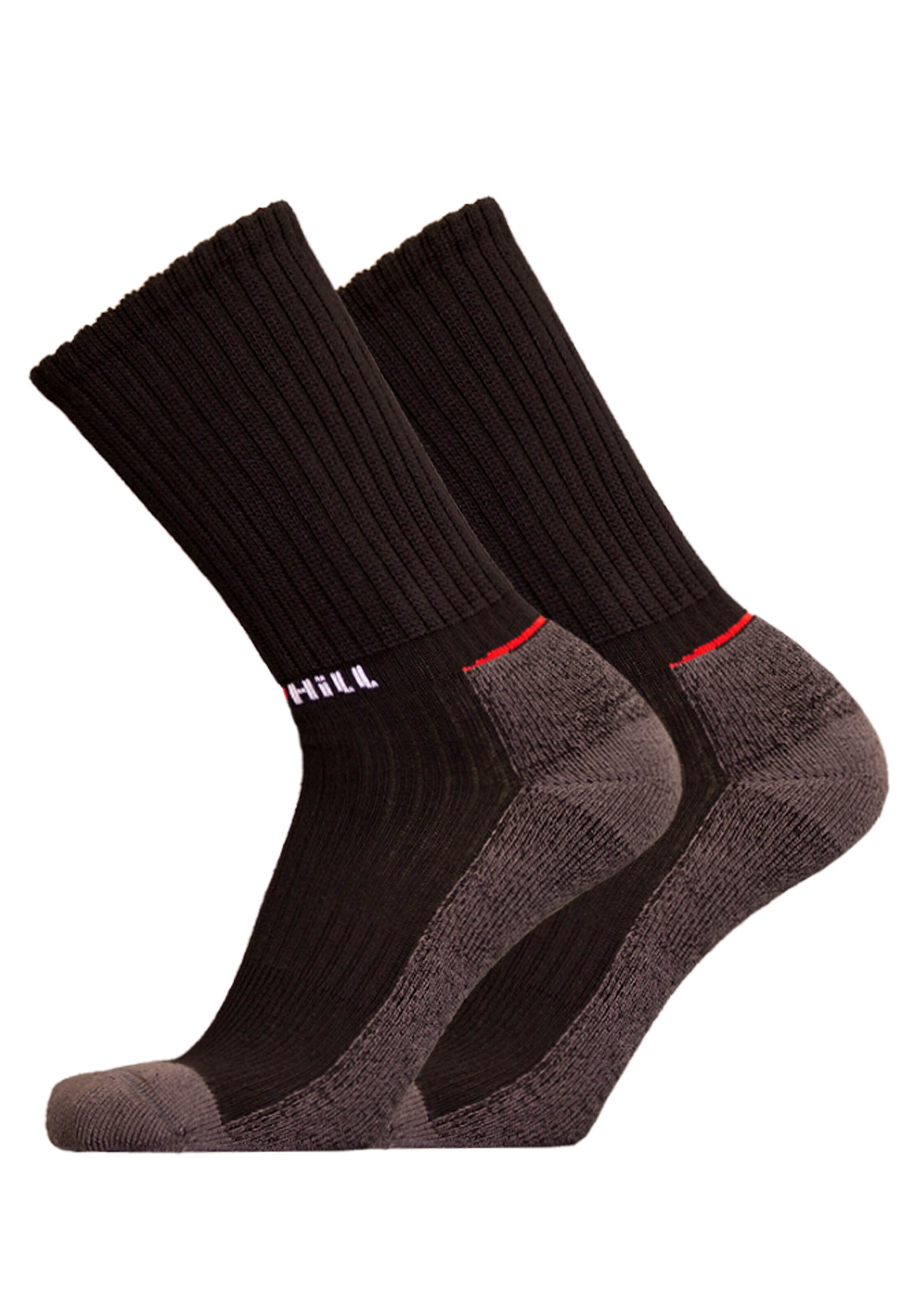 UphillSport Athletic Socks 'VIRVA' in Black: front