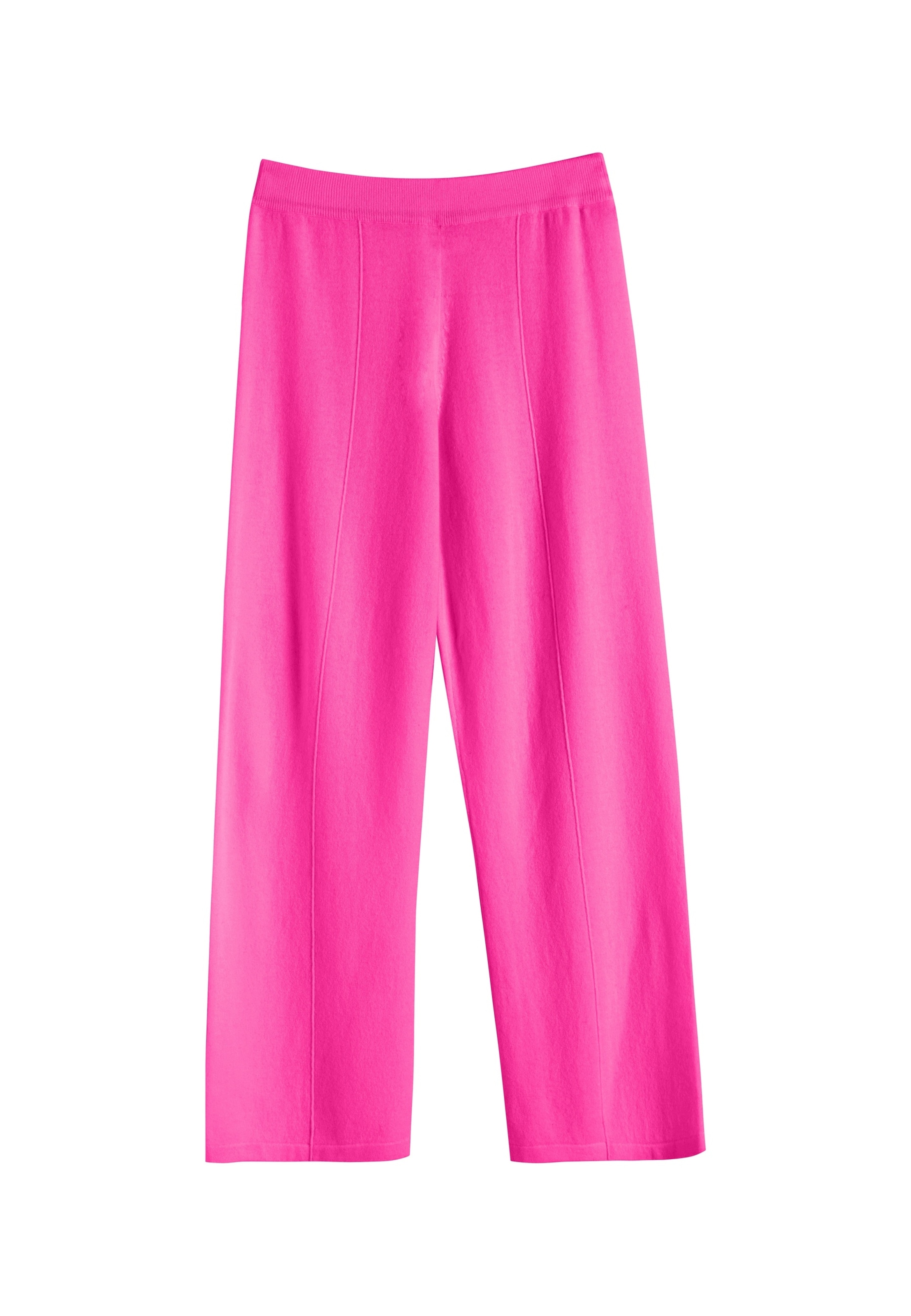 Wide leg Pantaloni 'Basics' di Chinti & Parker in rosa: frontale