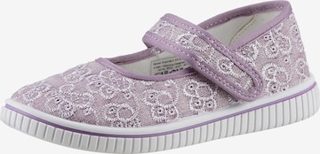 Richter Schuhe Slippers in Purple: front