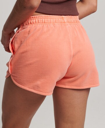 Superdry Regular Sporthose in Orange