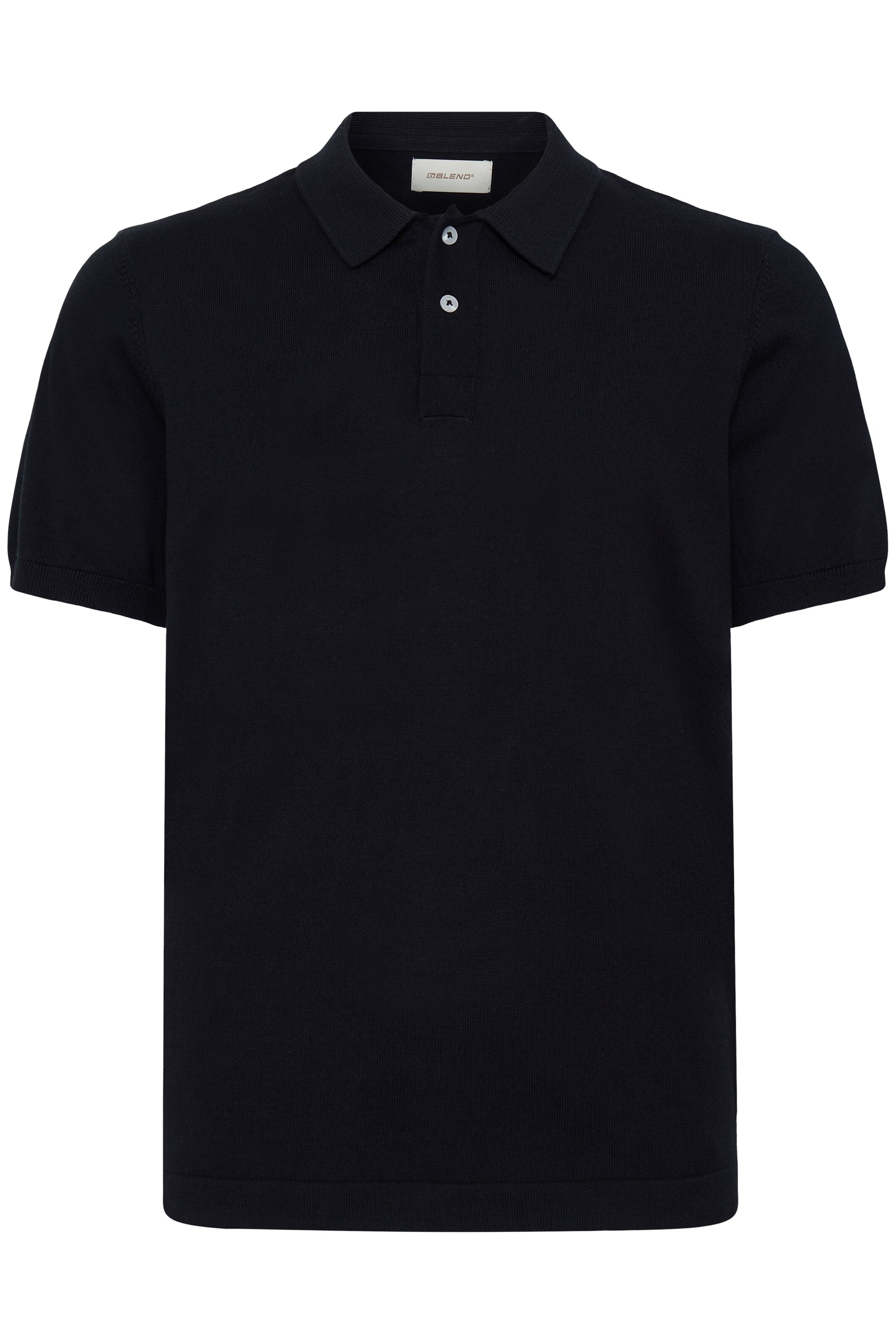 BLEND - Camisa ' BHDao Polo ' em preto: frente