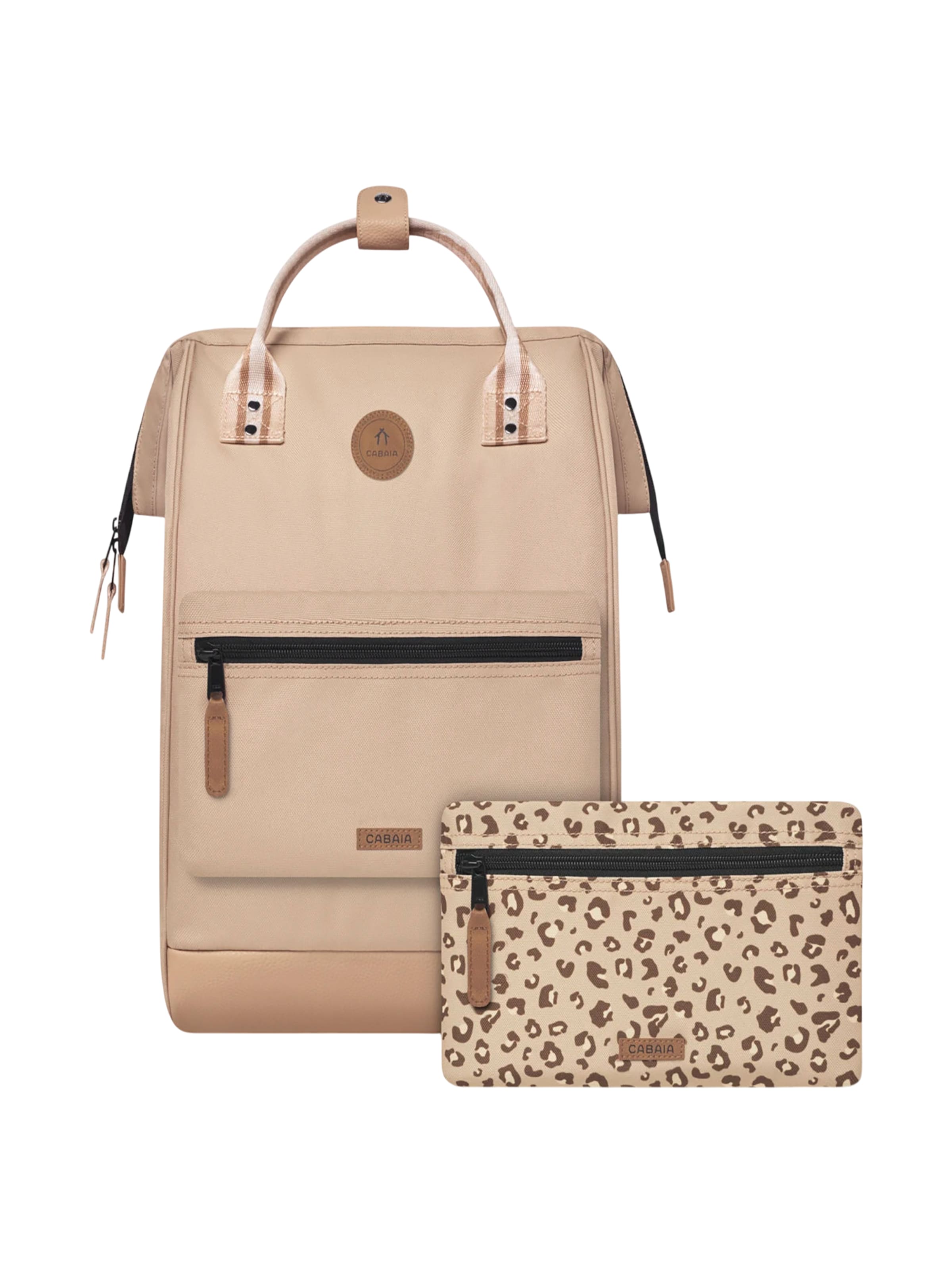 Cabaia Rucksack 'Lobito L' in Beige: Vorderseite