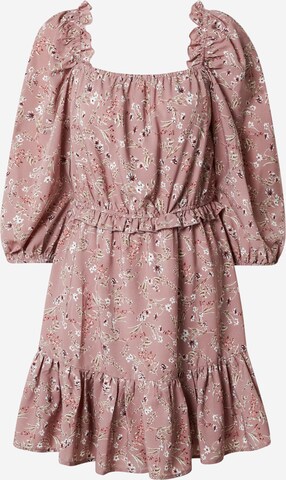 In The Style Dress 'SQUARE' in Pink: front