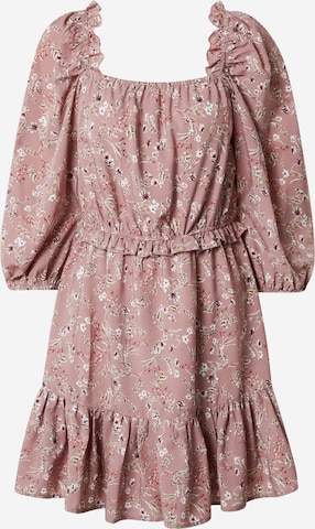 Robe 'SQUARE' In The Style en rose : devant