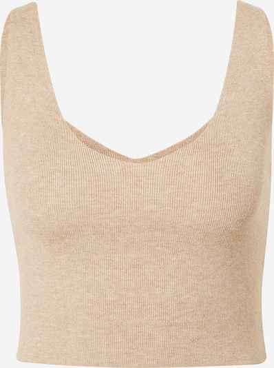 Karo Kauer Tops en tricot en beige, Vue avec produit