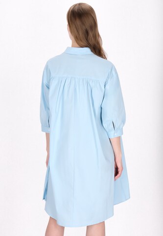 DreiMaster Klassik Blousejurk in Blauw
