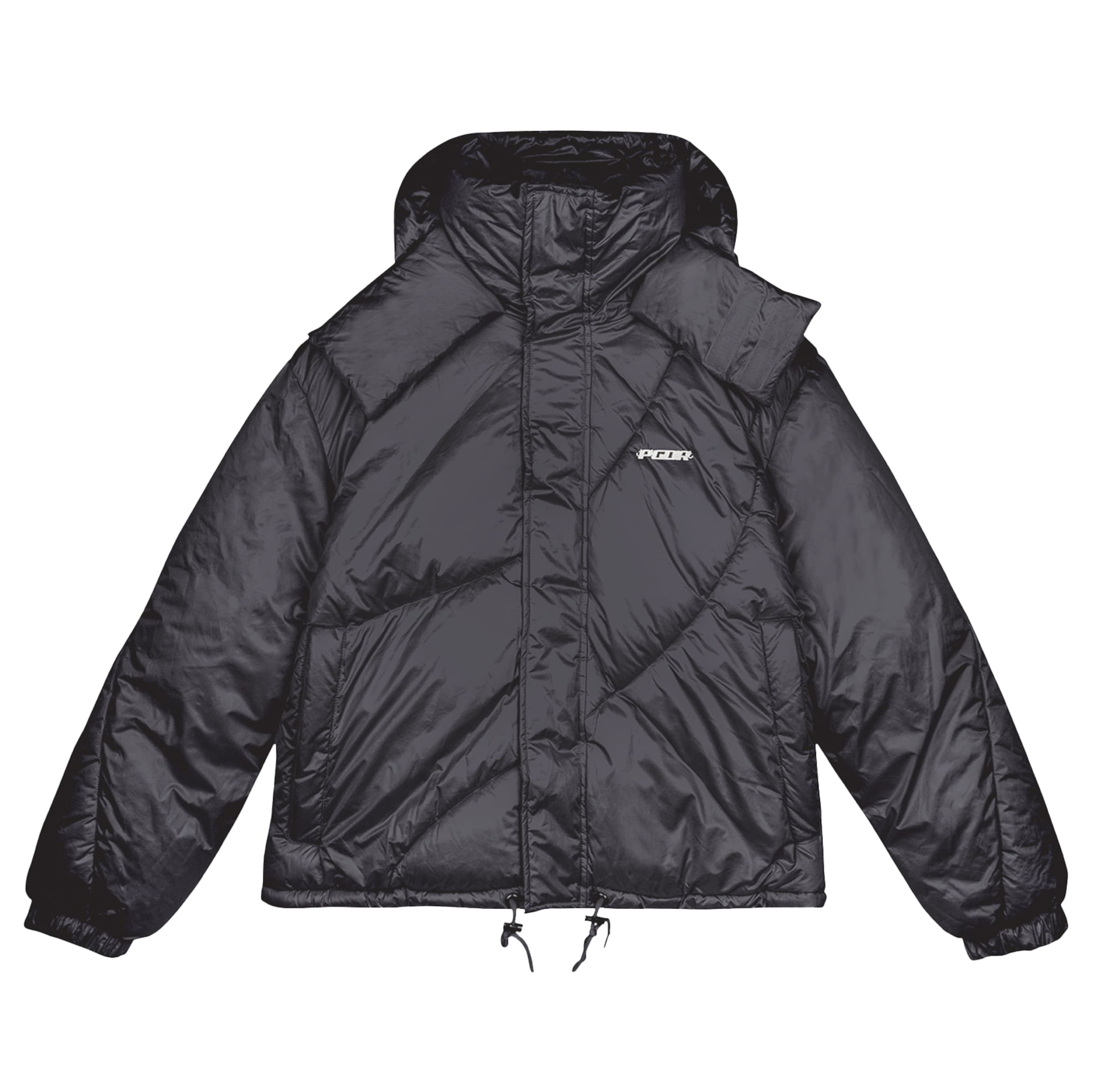 Pegador Winterjas 'Hailey' in Zwart: voorkant