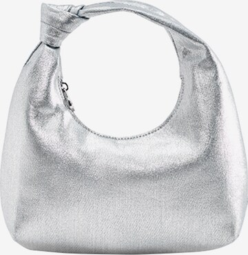 Pull&Bear Ročna torbica | srebrna barva: sprednja stran