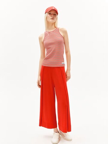 ARMEDANGELS Wide Leg Hose 'Kaaro Lini' in Rot