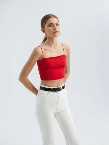 Hiccup Top 'Crop Top' – červená