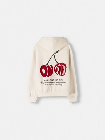Bershka Sweatshirt in Beige