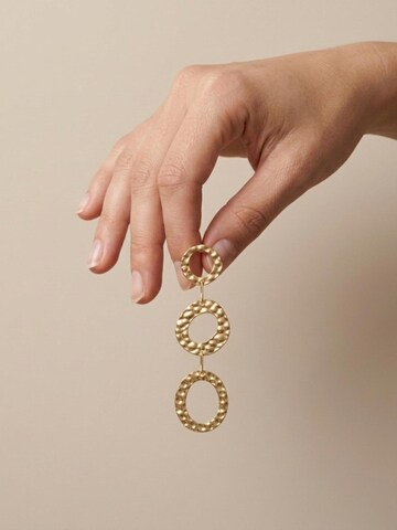 DNSK Copenhagen - Pendientes 'SOL' en oro