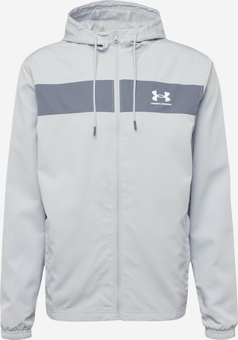 UNDER ARMOUR Športna jakna | siva barva: sprednja stran