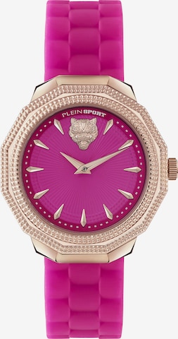 Plein Sport Analoguhr in Pink: Vorderseite