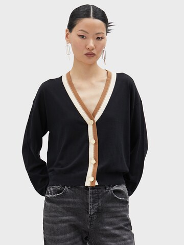 Lola Casademunt Knit cardigan in Black: front