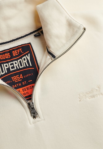 Sweat-shirt 'Essential' Superdry en blanc