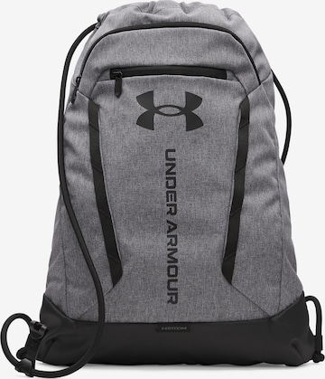 UNDER ARMOUR Sportrucksack 'Hustle' in Grau: Vorderseite