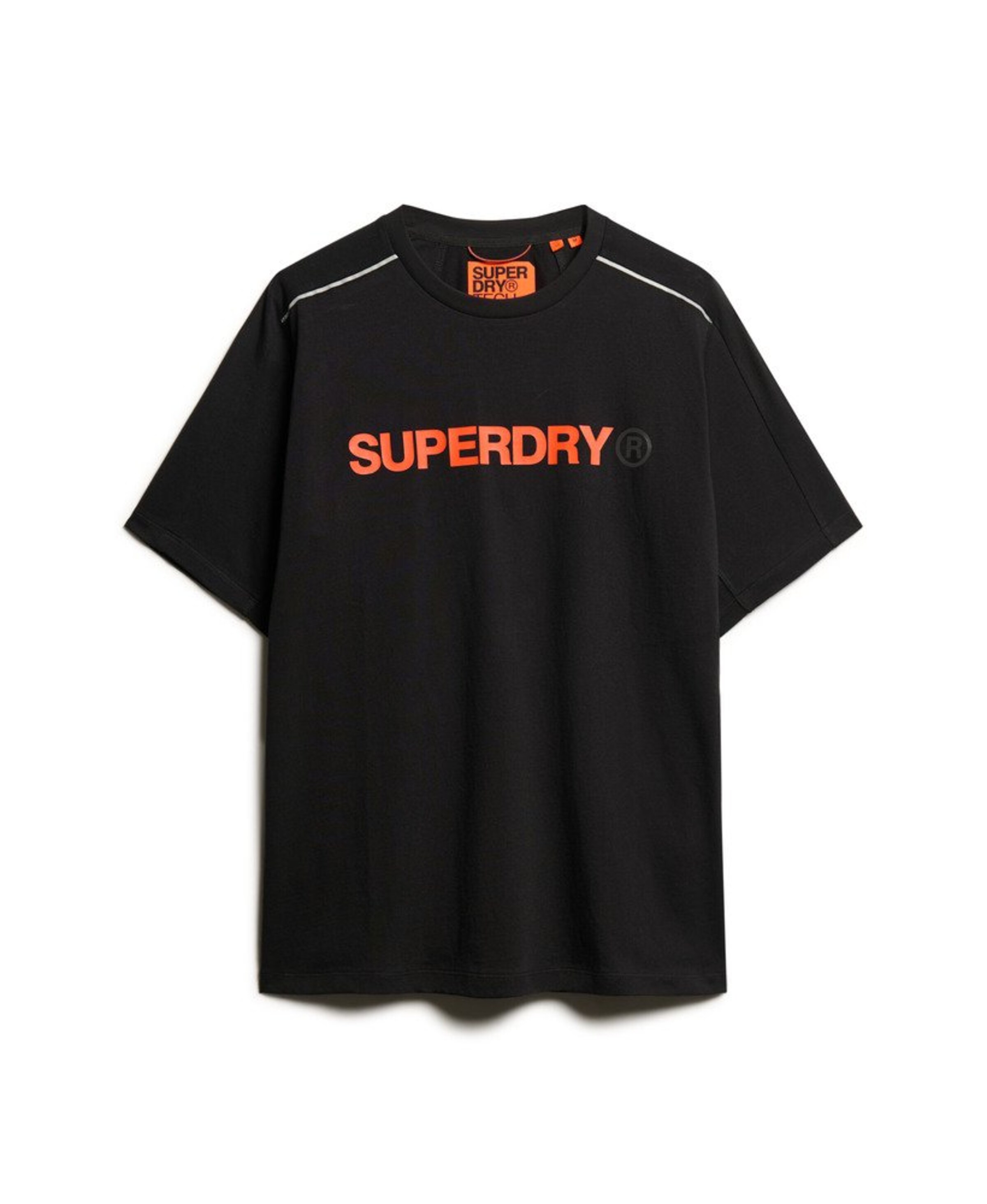 T-Shirt Superdry en noir : devant