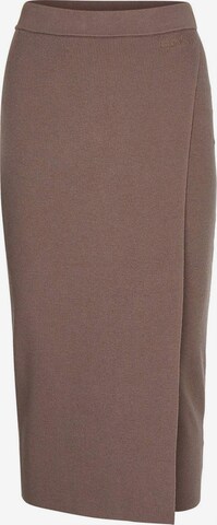 Calvin Klein Skirt in Brown: front