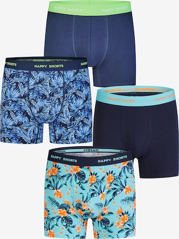 Happy Shorts - Boxers ' Floral Print Sets ' em azul: frente
