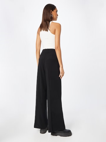 Wide Leg Pantalon à plis 'Adian' InWear en noir