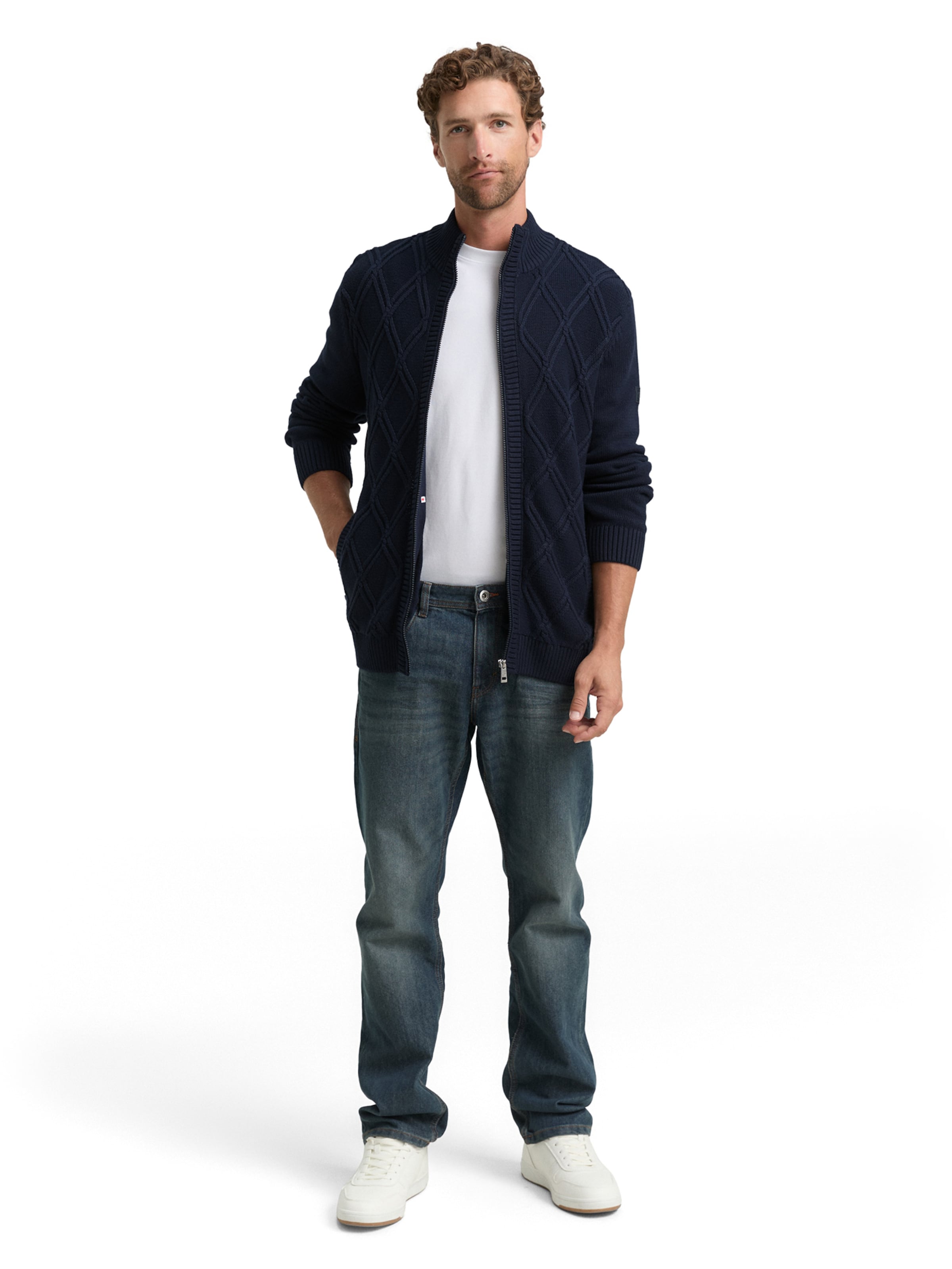 TOM TAILOR Kardigan w kolorze niebieski