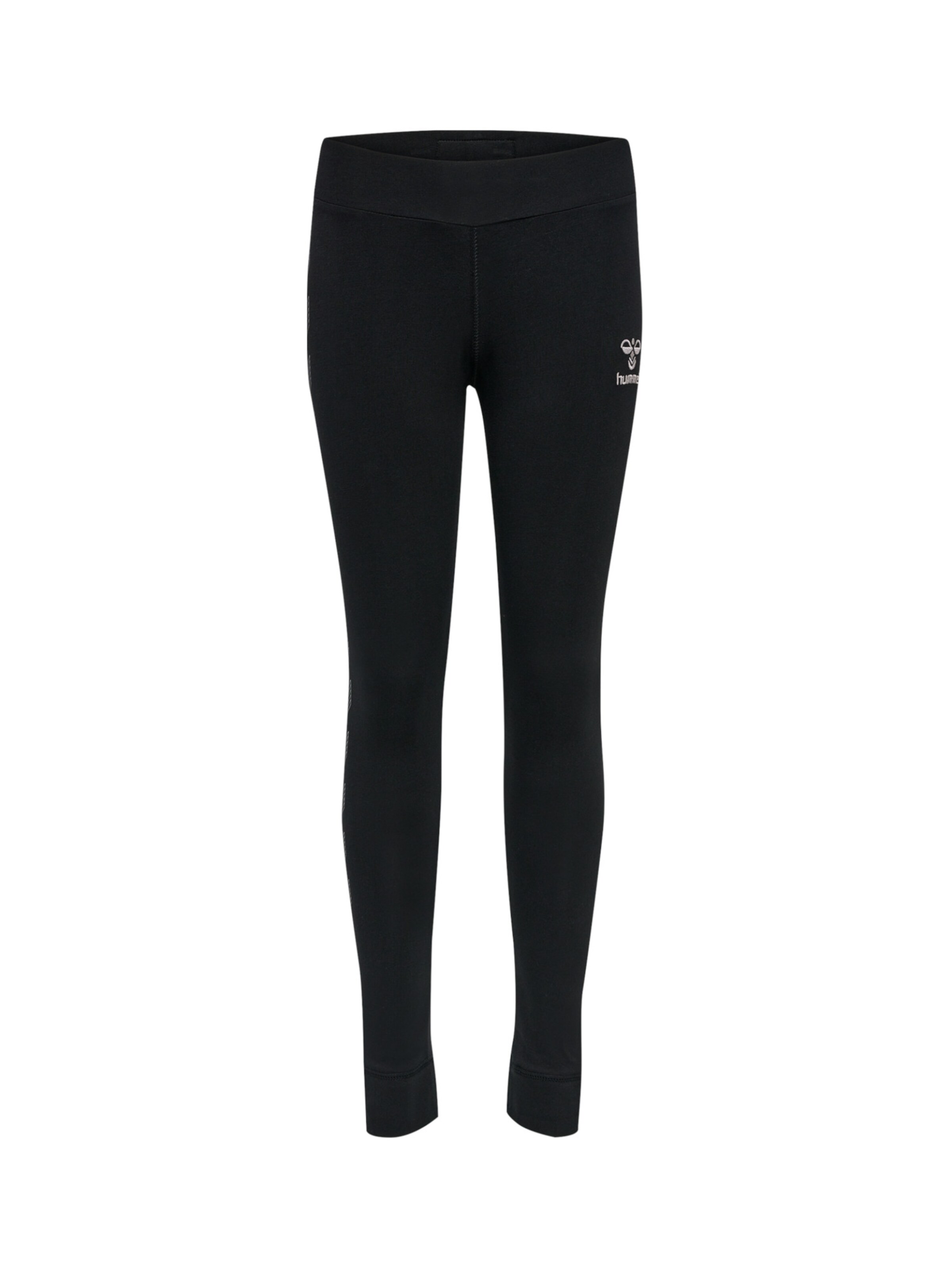 Hummel Skinny Sporthose in Schwarz: Vorderseite