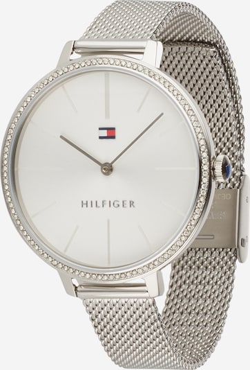 TOMMY HILFIGER Uhr in silber / weiß, Produktansicht