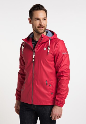 Schmuddelwedda Between-Season Jacket in Red: front